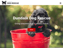 Tablet Screenshot of dundalkdogrescue.ie